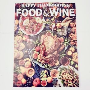 🍭7/$15 Food & Wine Magazine November 2025 Happy Thanksgiving